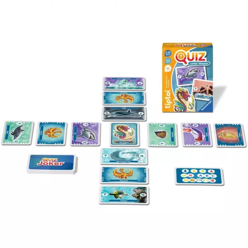 tiptoi Quiz Subaquático, jogo de quiz
