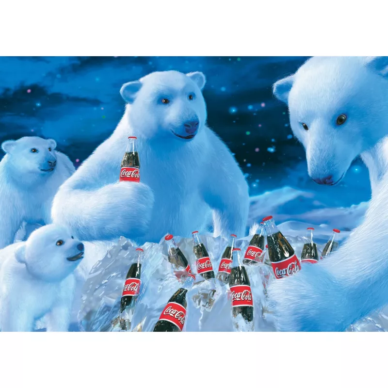 Coca-Cola - Eisbären, puzzle 1000 peças