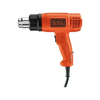 Pistola de ar quente Black & Decker KX1650 — 1750 W, até 600 °C, fluxo de ar 570–740 l/min, cabo de 2 m, 600 g