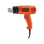 Pistola de ar quente Black & Decker KX1650 — 1750 W, até 600 °C, fluxo de ar 570–740 l/min, cabo de 2 m, 600 g