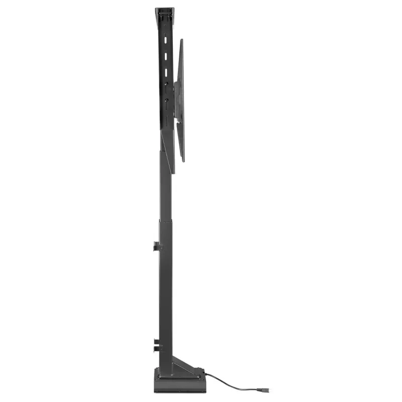 Maclean MC-866 elevador elétrico de TV para 37-65 polegadas (94-165,1 cm), comando, VESA até 600×400, máx. 50 kg, preto