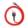 Cabo USB Baseus CAMKLF-C09 2m USB A para Micro-USB B vermelho