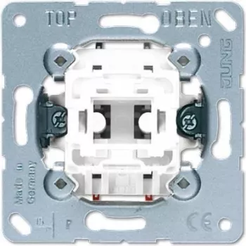 JUNG 532 U - Interruptor de pressão - 2P - Com fios - Metálico - 250 V - 10 A