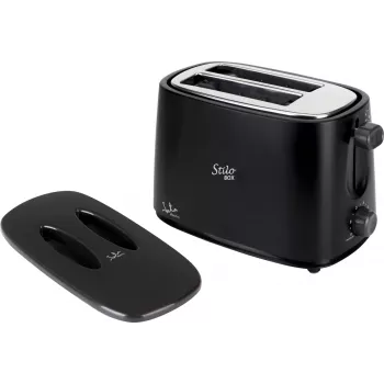 Torradeira JATA TT631 2 fatias 750 W preta em aço inoxidável