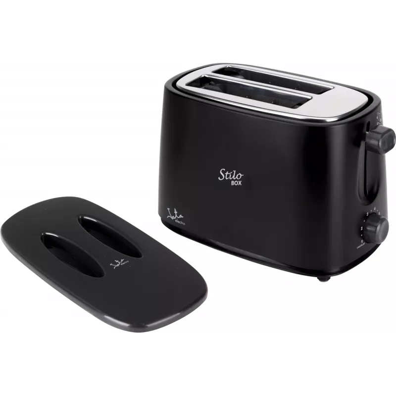 Torradeira JATA TT631 2 fatias 750 W preta em aço inoxidável
