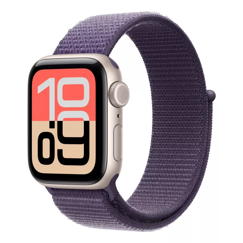 Apple MFF84ZM/A acessórios smart wearable pulseira roxa nylon, poliéster reciclado, spandex