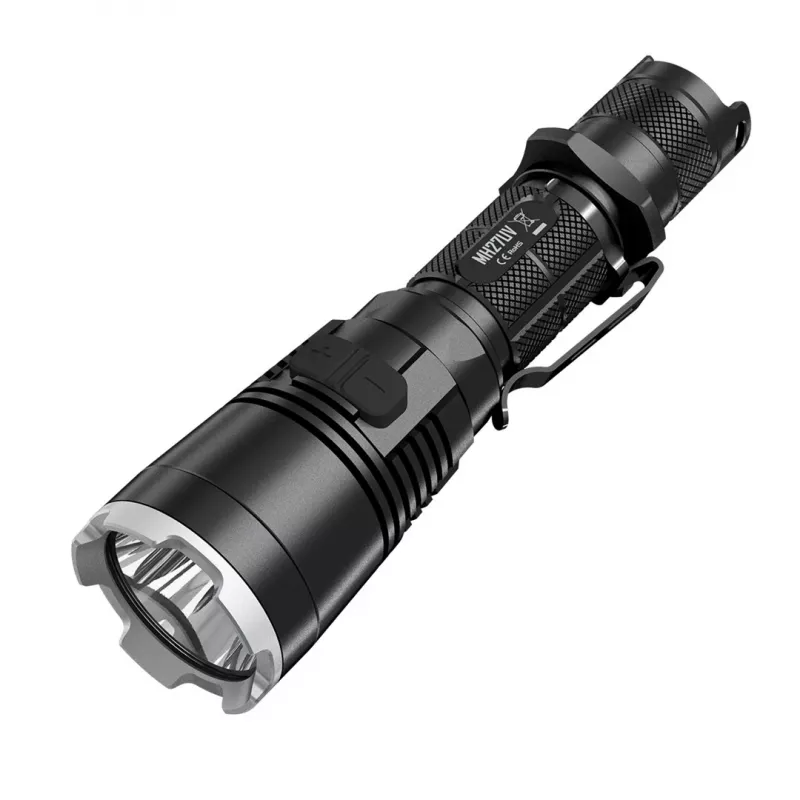 Lanterna de mão LED Nitecore MH27UV preta