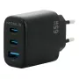 Carregador universal para dispositivos móveis preto AC Auto Mobilis 001364