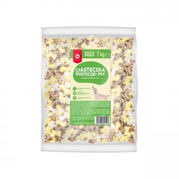 MACED Bones Cookies Vanilla Mix - Petiscos para cães - 1 kg