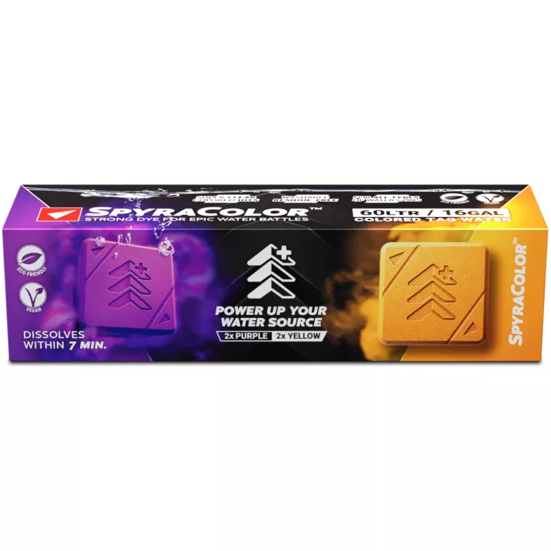 Pistola de água SpyraOne da SpyraOne — SpyraColor amarelo e roxo (SPCR1PY)