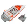 Barco de salvamento Amewi propulsão a jato brushless 320mm RTR branco/laranja (26116)