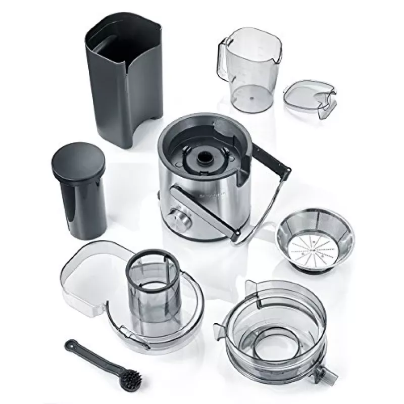 Severin ES 3570 centrifugadora, 800 W, 1,1 l, aço inoxidável/preto