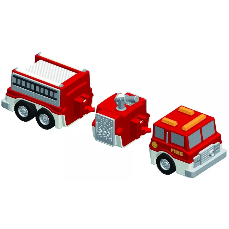Conjunto de veículos Popular Playthings Mix or Match Vehicles Fire and Rescue