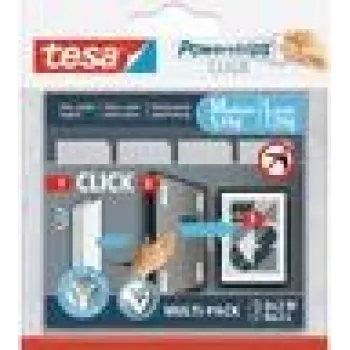 Tesa Tiras de montagem Powerstrips CLICK 6 pares M 8 L (77723-00020-00)