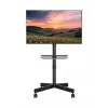 Suporte de chão para TV Gembird com rodas (inclinável) para 32–55 polegadas, VESA 100x100–400x400, carga máx. 30 kg, preto