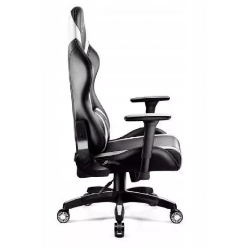 Cadeira de gaming normal Diablo X-HORN 2.0 preta e branca
