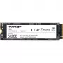 SSD interno PATRIOT P300 512 GB M.2 PCIe NVMe — Leitura 1700 MB/s, Escrita 1200 MB/s, 3D NAND, 3,8 mm, TBW 240