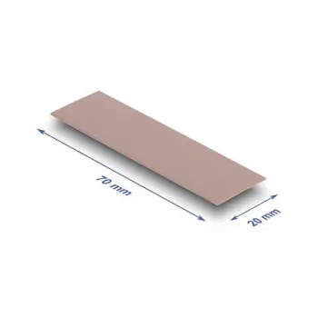 Almofada térmica DeLOCK 18479 3 W/m·K rosa 20x70x0,75 mm