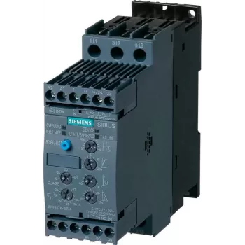 Arrancador suave Siemens potência do motor a 400 V 11 kW potência do motor a 230 V 5,5 kW 400 V/AC corrente nominal 25 A 3RW4026 (3RW4026-1BB14)