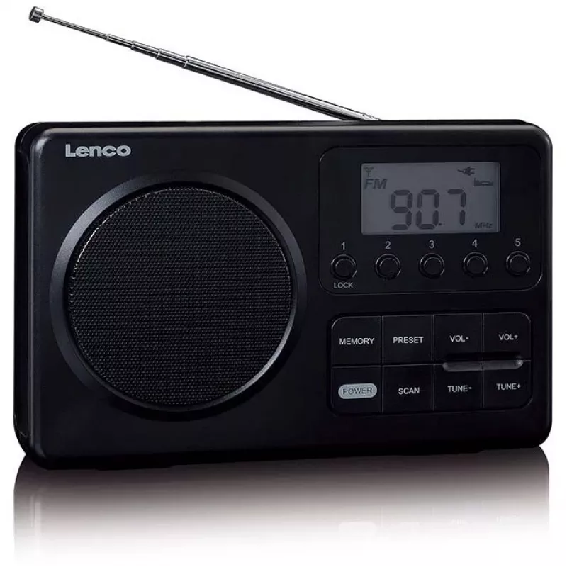Lenco MPR-035BK rádio, preto