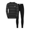 Odlo Conjunto longo ACTIVE WARM ECO Conjunto de roupa interior para criança, tamanho 104 cm, preto e cinzento