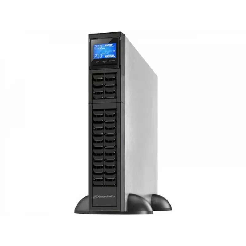 PowerWalker VFI 1000CRM LCD UPS fonte de alimentação ininterrupta (UPS) dupla conversão (Online) 1 kVA 800 W 3 saídas AC