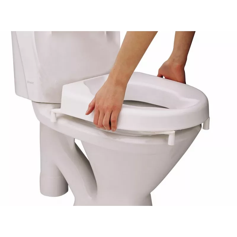 Elevador de sanita Etac Hi-Loo com tampa, 10 cm