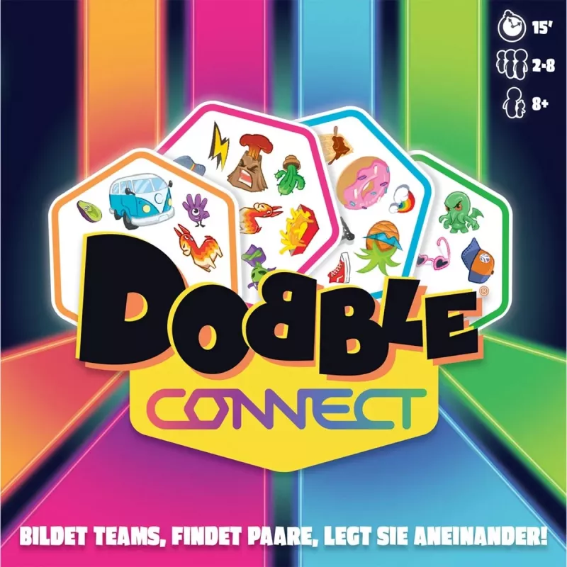 Dobble Connect, jogo de cartas