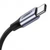 Cabo USB-C para DisplayPort UGREEN 1 m — USB-C (macho) para DisplayPort (macho), conectores retos, preto