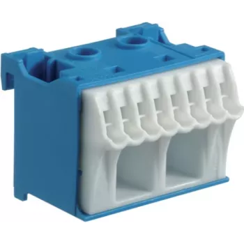 Hager KN10N Bloco de ligação azul - branco (KN10N)
