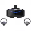 Headset VR Pimax Crystal Super, QLED 57PPD, Eye-Tracking, compatível com PC – preto (PVH00010196)