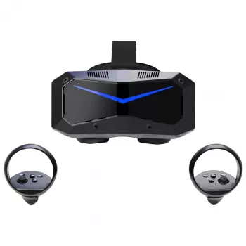 Headset VR Pimax Crystal Super, QLED 57PPD, Eye-Tracking, compatível com PC – preto (PVH00010196)