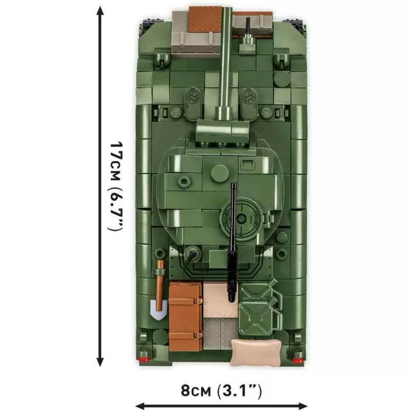 Blocos de construção M4A1 Sherman 663 peças