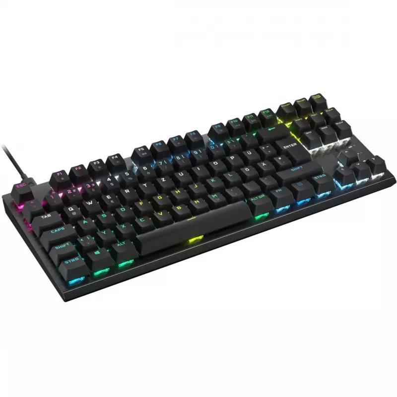 Corsair K60 PRO TKL teclado gaming ótico-mecânico, switches OPX, RGB, preto
