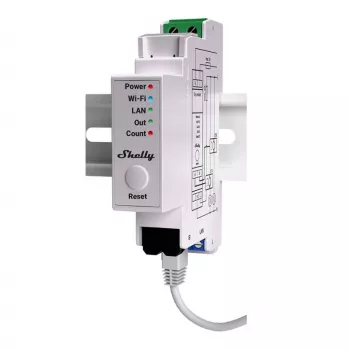 Medidor de energia Shelly Pro EM 50A com duas ligações de 50A, dispositivo de monitorização de energia