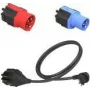 Adaptador de tomada NRGkick NRGkick Smart Attachment Set Standard preto azul vermelho
