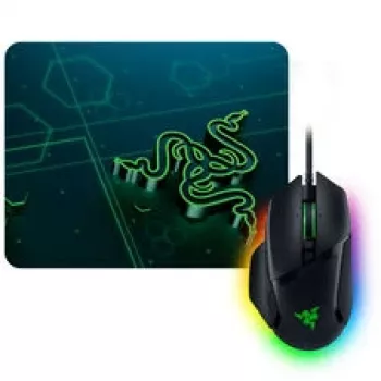 Conjunto de rato gaming e tapete de rato móvel Razer Basilisk V3 com Goliathus Mobile (preto)