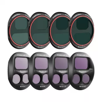 Conjunto de filtros Freewell para DJI Mavic 4 Pro — 8 filtros de objetiva (FW-M4P-ALD)