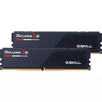 DIMM 48 GB DDR5-6000 (2x 24 GB) Dual-Kit, memória RAM preta, F5-6000J4048F24GX2-RS5K, Ripjaws S5, INTEL XMP