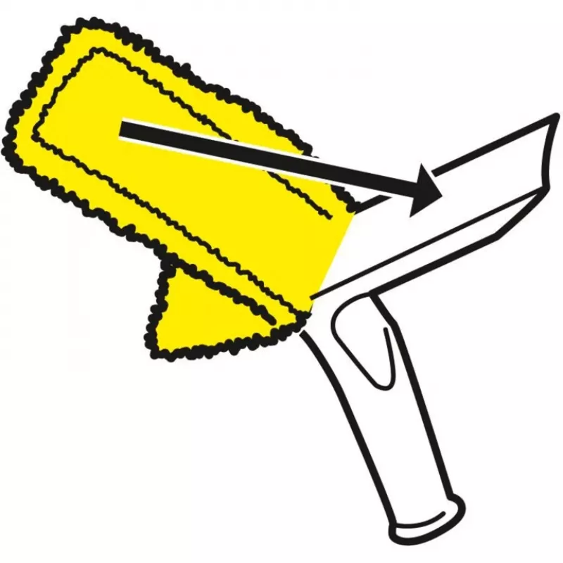 Acessório de limpeza de janelas Karcher 2.633-130.0 — Panos de limpeza em microfibra 275 mm (2 unidades)
