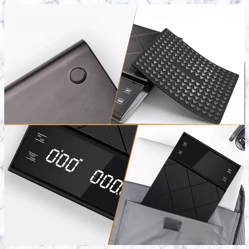 Balança de cozinha Extralink EX.32266 com ecrã LCD – balança de café, compacta para uso doméstico