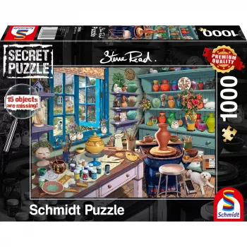 Steve Read: Secret Puzzles - Atelier de artista (1000 peças)
