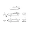 WHIRLPOOL placa de indução WL B4560 NE/W, 60 cm, branco