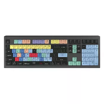 Teclado Logickeyboard LKB-CBASE-A2M-UK Universal USB QWERTY Inglês-UK Preto