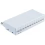 Patch panel 1U ShiverPeaks BS75077 RJ-45 Cat6a cinzento metal