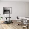 Suporte com rodas MANHATTAN para 1 ecrã, 37–100 polegadas, preto, VESA 200x200–800x600, máx. 150 kg