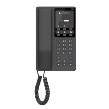 Telefone IP Grandstream GHP621W preto 2 linhas LCD Wi-Fi