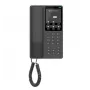 Telefone IP Grandstream GHP621W preto 2 linhas LCD Wi-Fi