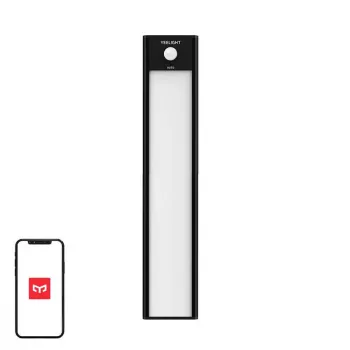 Luz de armário com sensor Yeelight A20 20 cm 1,2 W — LED PIR a pilhas, 100 lm, 4000 K, recarregável USB-C