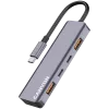 Canyon DS-18 - Hub USB-C - 5 portas - 1x USB-C 5V DC carregamento - 2x USB-C - 10 Gbit/s - 2x USB 3.2